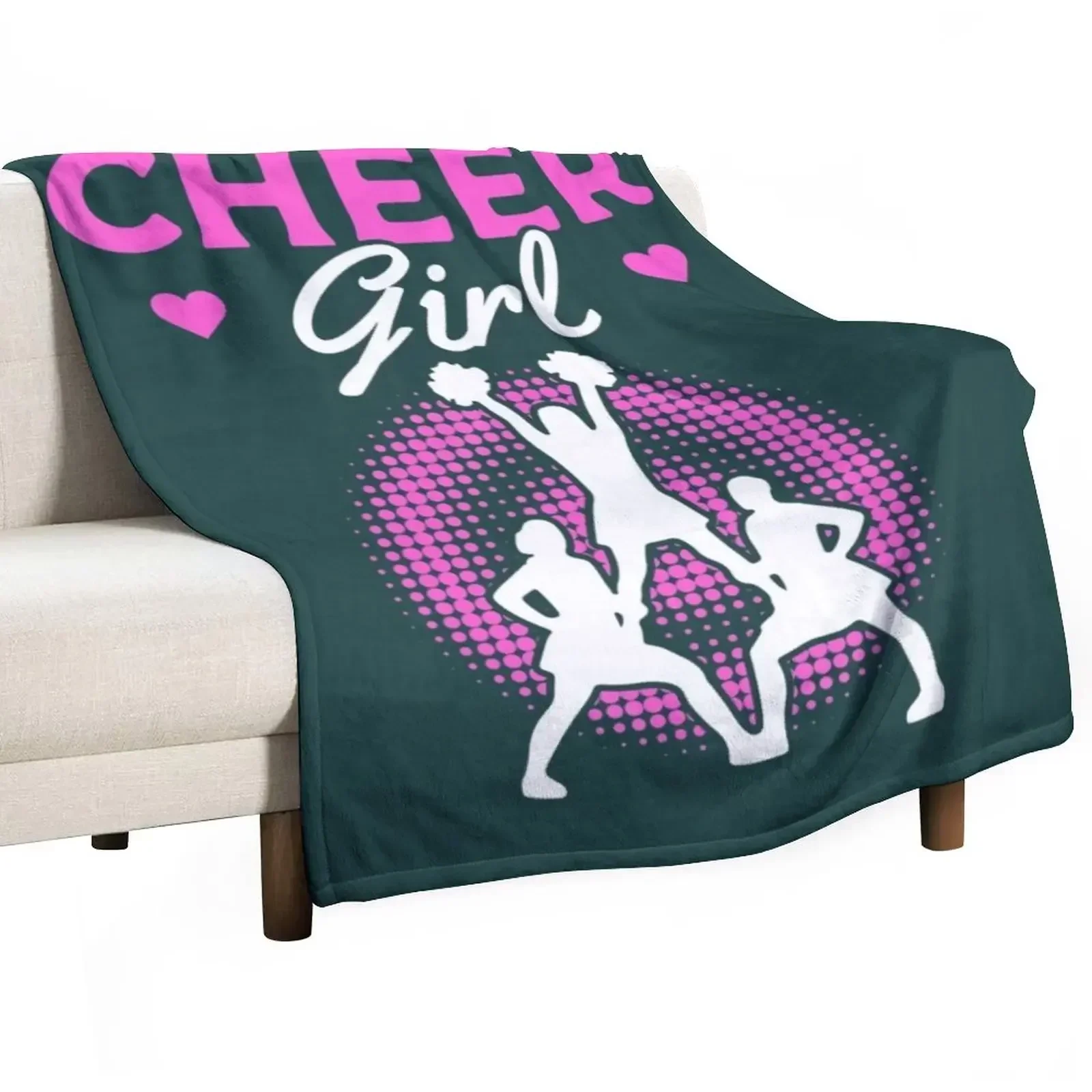 

New Cheerleader Cheerleading Cheer Girl Throw Blanket Sofa christmas decoration Soft Plush Plaid Bed Blankets