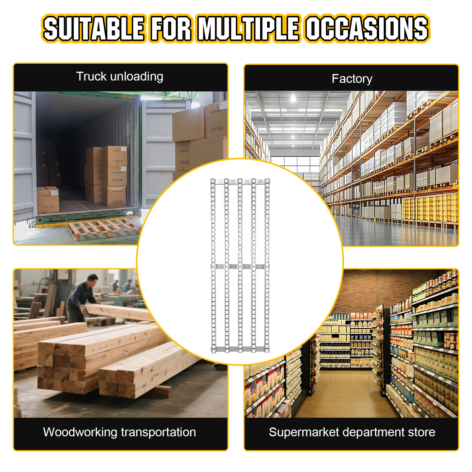 Unloading Slide Roller Handling Fluent Strip Slide Logistics Conveyor Belt for Warehouse Loading Dock Factory