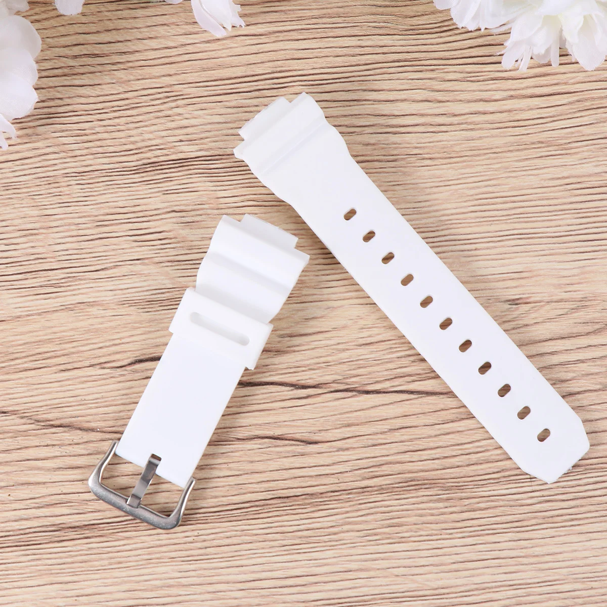 

16Mm Rubber Watch Band Premium Replacement Strap Comfortable Breathable Wristband for Daily Use and Any Occasion Compatible with