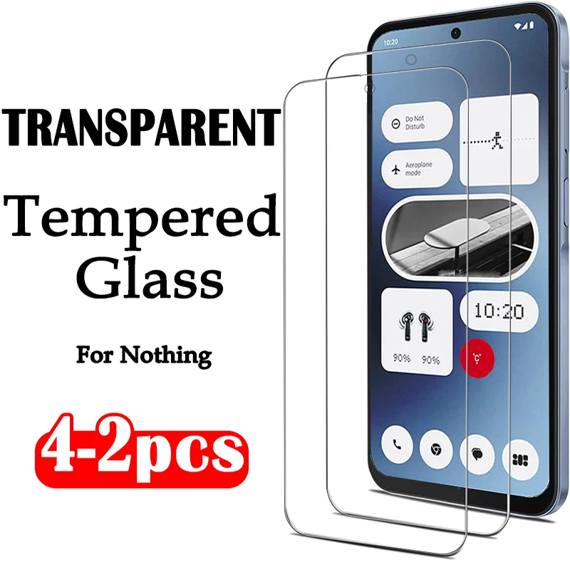 

2-4Piece Clear HD Tempered Glass for Nothing Phone (2a) Plus (1) (2) Screen Protector for Nothing CMF Phone 1 Protective Film