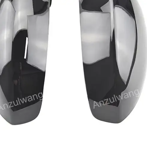 2pcs Left Right Door Side Rearview Mirror Cover Left Right Wing Mirror Cover Replacement for Fiat 500 2007 to 2020