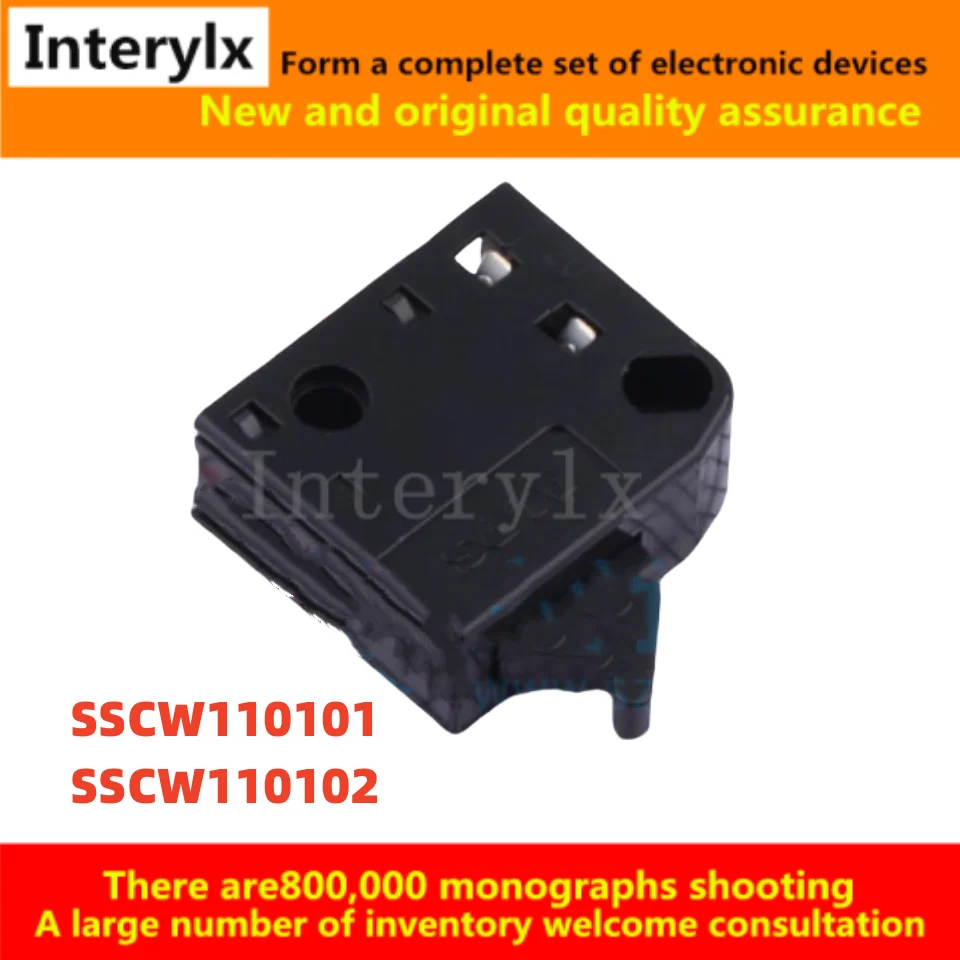 2Pcs/Lot Original imported SSCW110101 SSCW110102 action type detection switch with sleeve connector on-board micro-motion reset