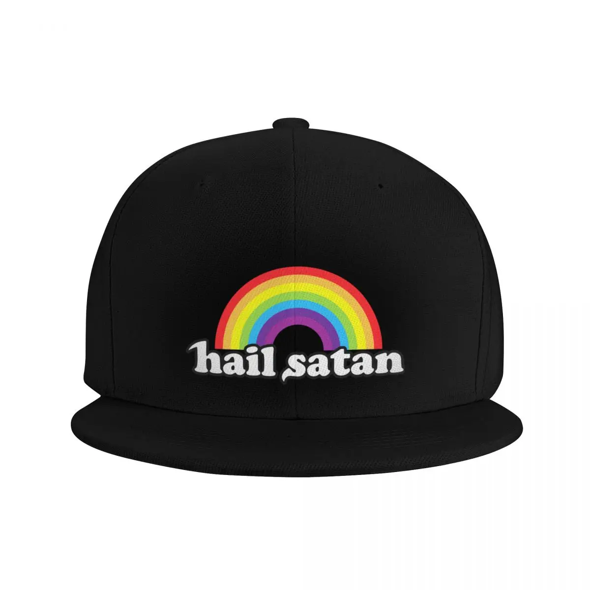 Hail Satan Rainbow Baseball Cap Anime Horse Hat Golf Men Women's