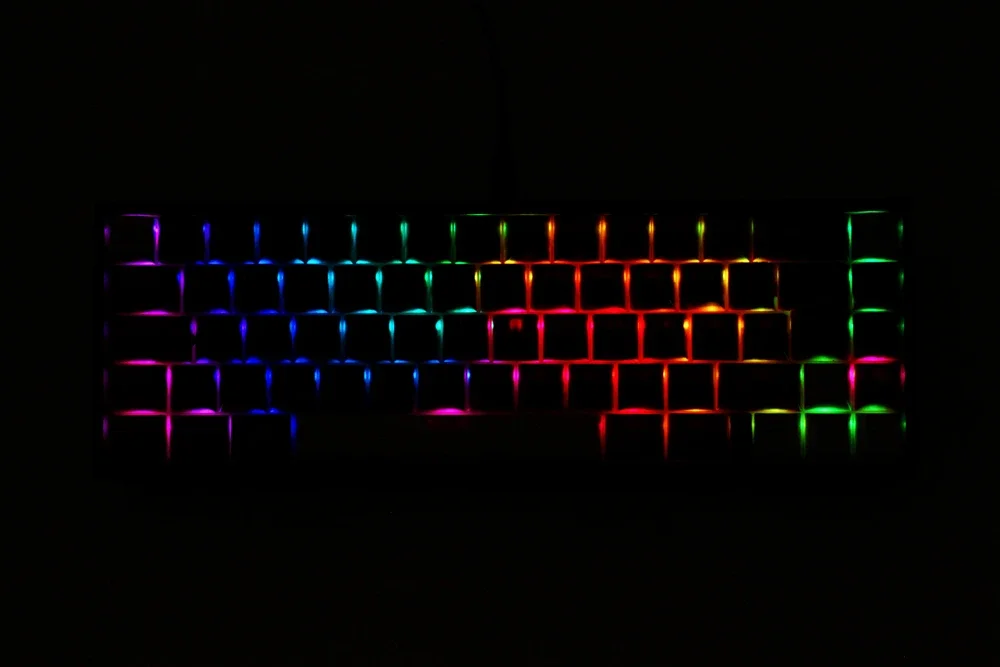 bm65rgb bm65 ISO rgb 65%  hot swappable Custom Mechanical Keyboard PCB programmed VIA firmware rgb switch underglow type c