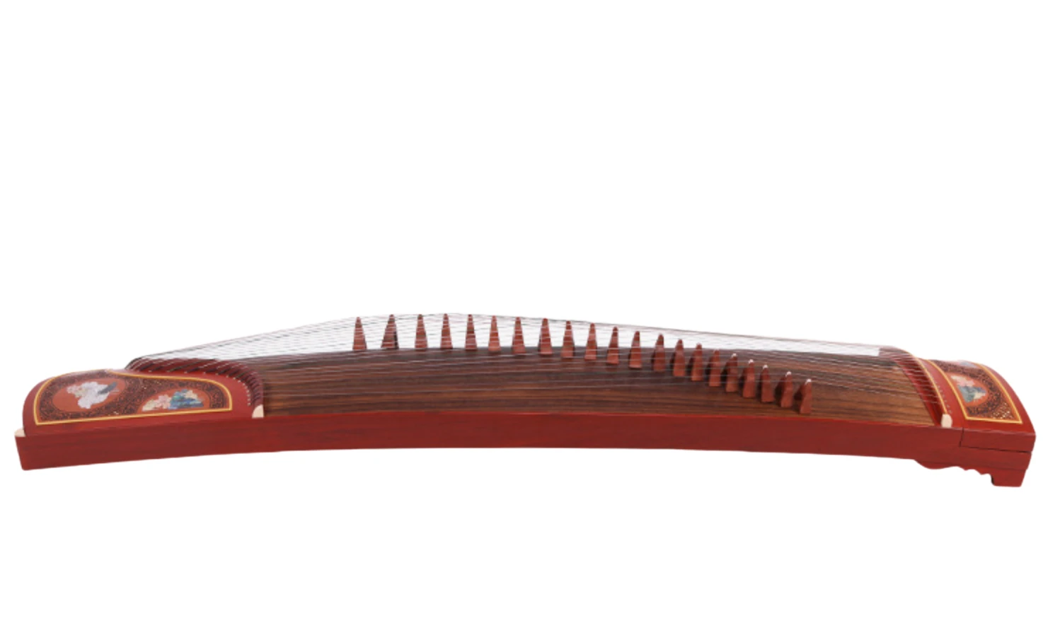 21 String Guzheng Mahogany Hibiscus