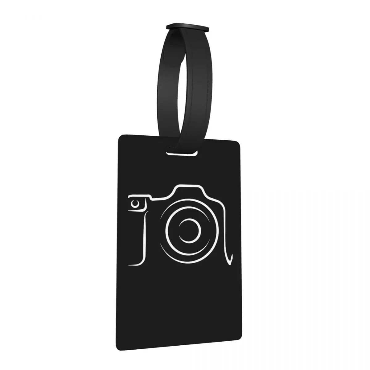 

Photographer HeartBeat Photography Camera Luggage Tags Suitcase Travel Baggage Boarding Tag Label Holder ID Name Address