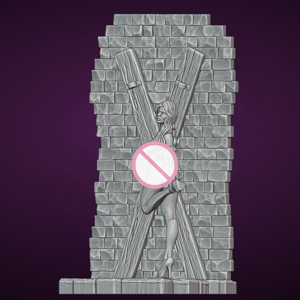 

1/24 рабская сексуальная поза NSFW фигурка из смолы игрушка неокрашенная кукла GK в разобранном виде 3D принт сборка миниатюрная редукционная статуя игрушка