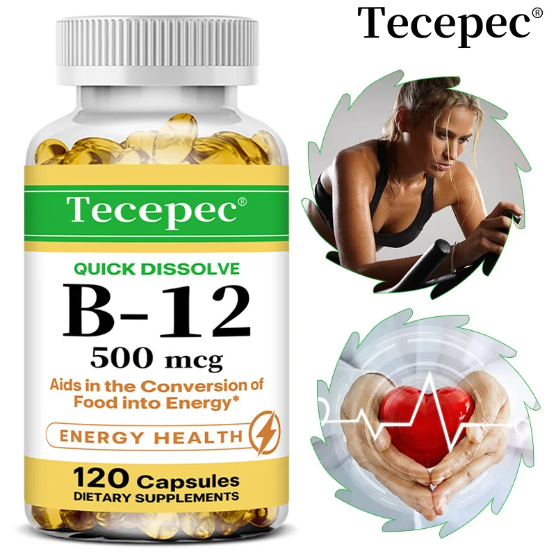 Vitamin B-12 - supports energy metabolism, nervous system, cellular health, heart, immunity and red blood cell formation