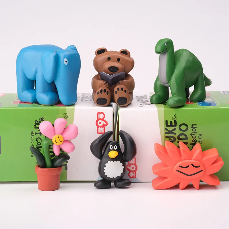 Qualia Daisuke Kondo Kunstsammlung Maskottchen-Figur Blind Box Dinosaurier-Blumen-Sammlerstück Desktop-Ornament Kunst-Sammler-Figur
