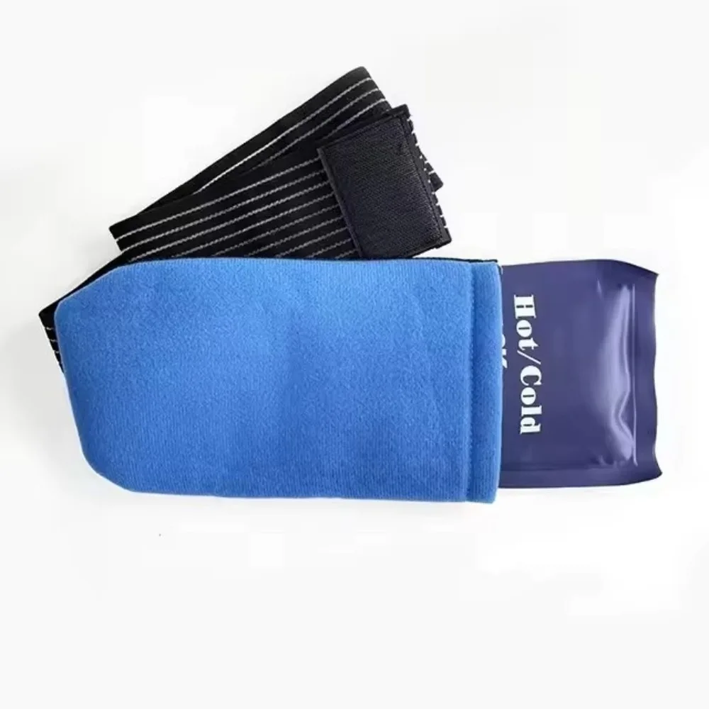 Reusable Ice Gel Pack Portable Elastic Wrap Cold Compress Pack Adjustable Strap Hot And Cold Therapy Hot Cold Compress Pack