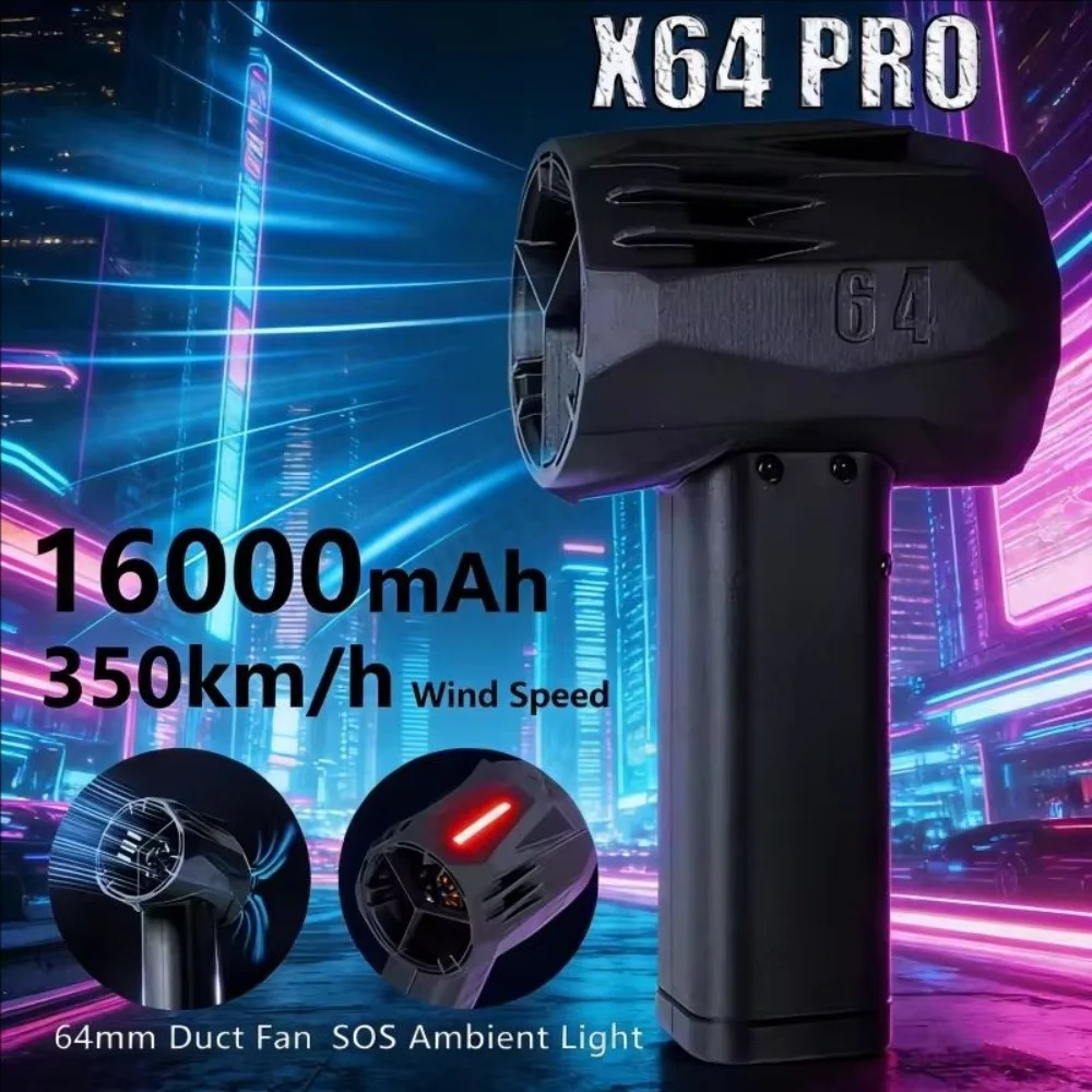 X64 Ducted Fan Violent Blower High Power Brushless Motor Turbo Fan for Car Washing