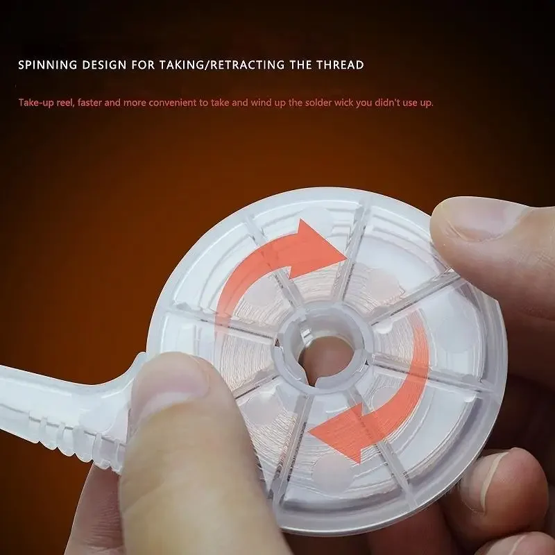 جديلة ديسولديرينغ قوية 1.5/2.0/2.5/3.0/3.5 مللي متر عرض 3 متر طول شفط القصدير لحام مزيل الفتيل سلك بغا أداة إصلاح لحام #4