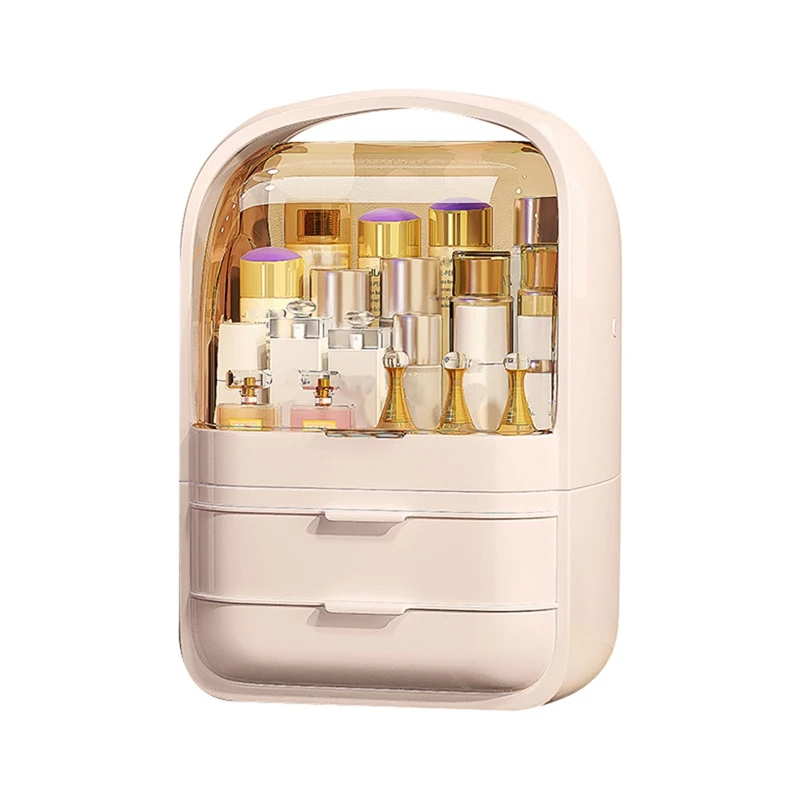 Fashion Large Capacity Cosmetic Box Makeup Jewelry Drawer Home Storage Boxs Multifunctional Travel Cosmetic Organizer