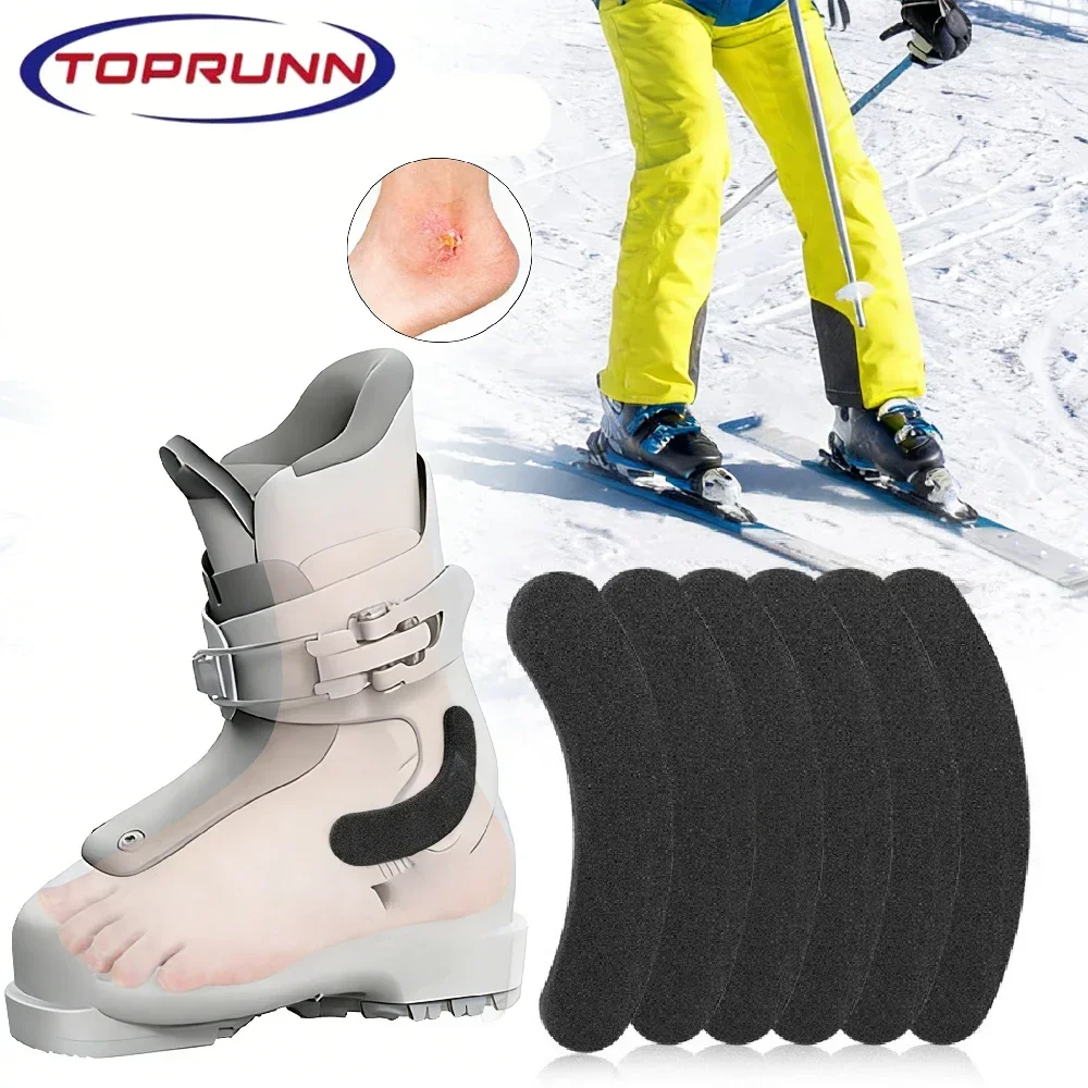 Ski & Snowboard Boots Fitting Pads, 10 PCS Self-Adhesive J Bars Foam Padding, EVA Ski Ankle Patches Pads, Snowboard Boots