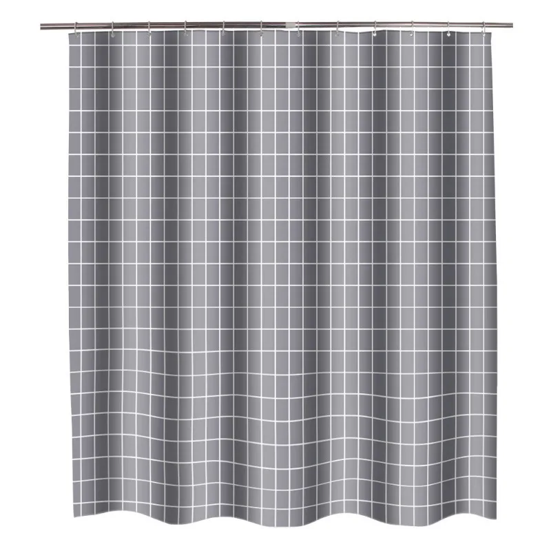 Waterproof Shower Curtain Polyester Thickened Bathroom Window Fabric Waterproof Shower Curtain