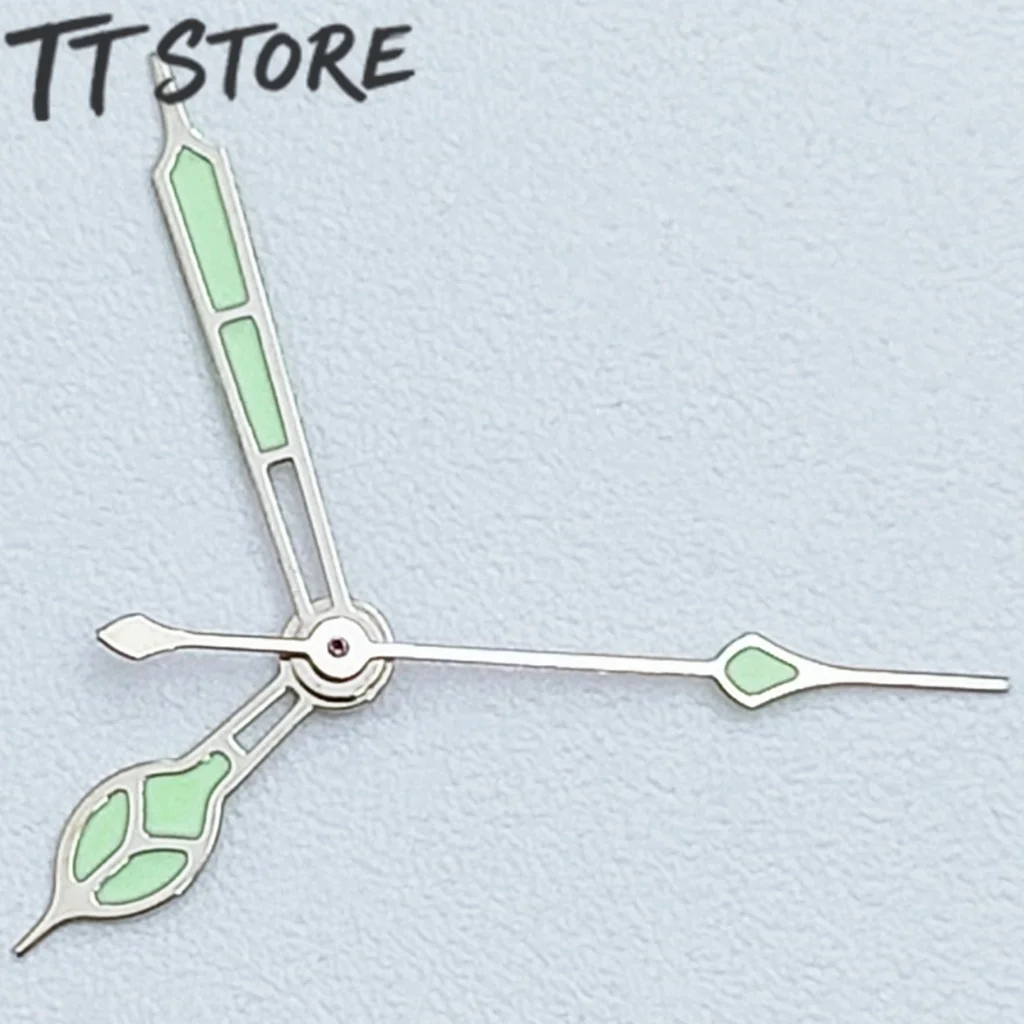 NH35 NH36 NH38 7S26 7S36 4R35 4R36 ساعة يد سوداء وردية ذهبية فضية أيدي ذهبية C3 أخضر مضيء #3