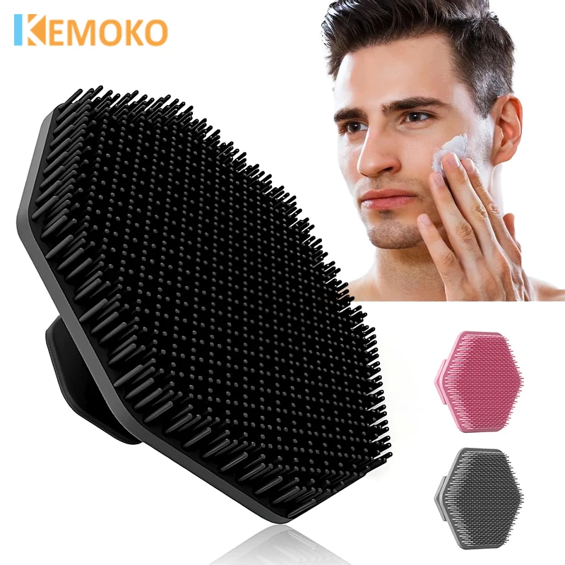 

Silicone Face Clening Scrubber for Men and Women Facial Cleansing Brush Silicone Face Wash Brush Manual Cleansing Face Care