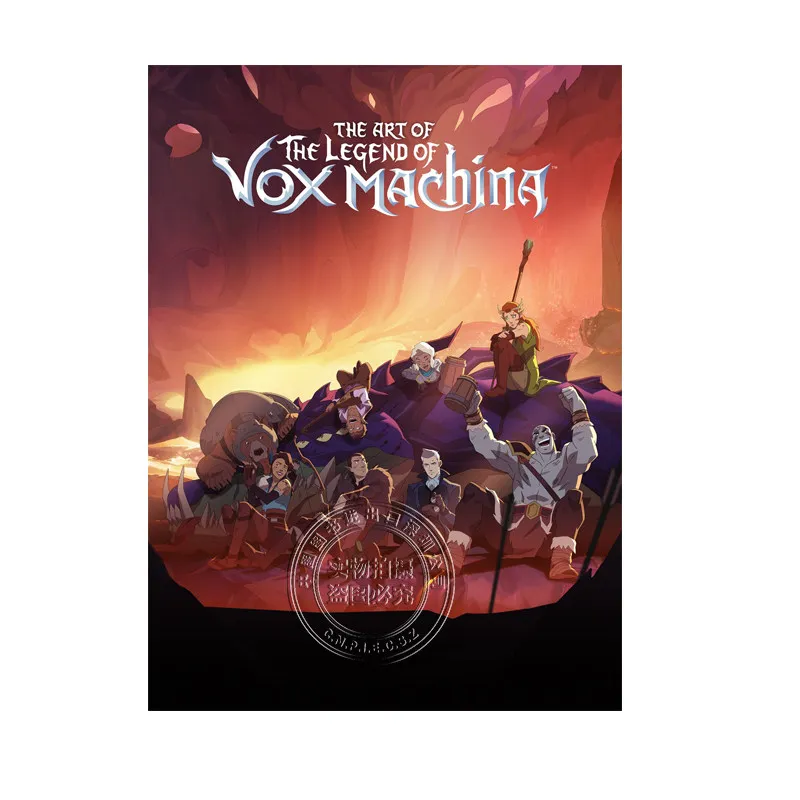 English Original, The Art of The Legend of Vox Machina Character Decomposition Concept Art Album