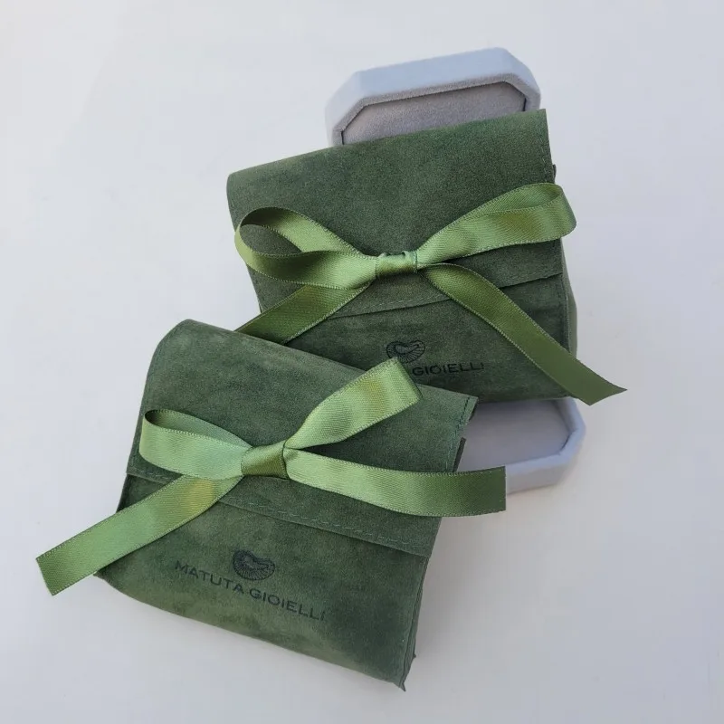 

Green velvet envelope pouch12x12cm 14x14cm 15x20cm 25x40cm 35x45cm Scarf Hair Wigs Storage Sack Jewelry Flannel Pouches bow tie