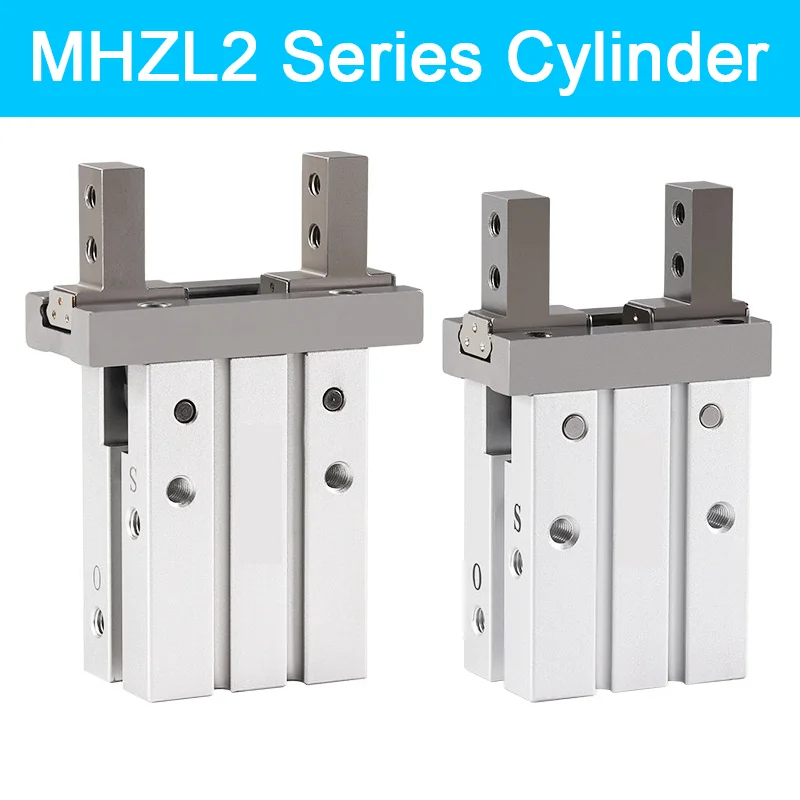 MHZL2 Series Cylinder Parallel Type Finger Cylinder Double Acting Industrial Automation Robot Clamp MHZL2-10D MHZL2-10S