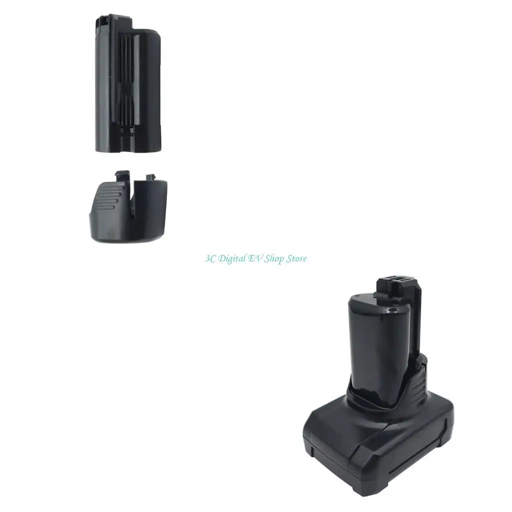 

E74D Durability Plastic Housing Case For 10.8V 12V BAT412A BAT413A Battery 6Cell