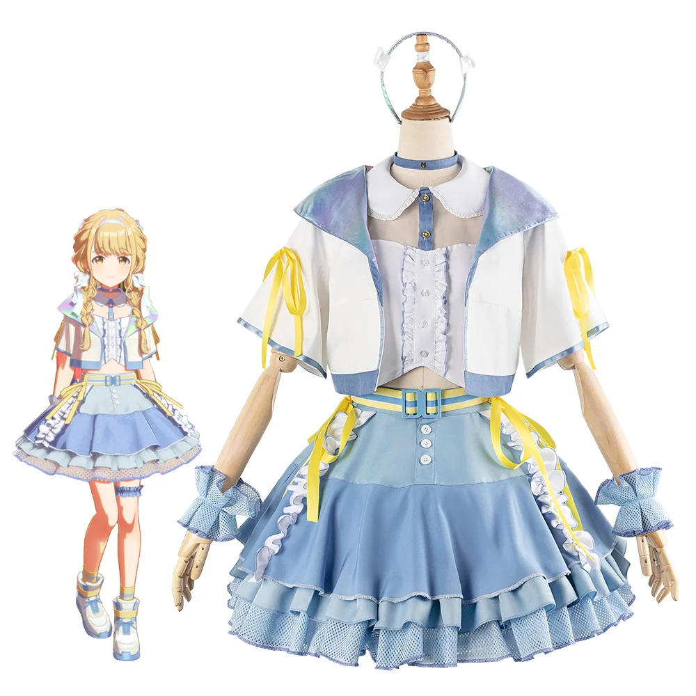 

Gakuen Idolmaster Fujita Kotone Cosplay THE IDOLM@STER Costume Anime game Halloween