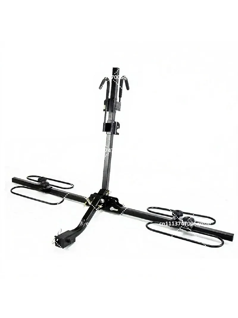 Foldable Rear‑Mount Bicycle Carrier, Universal Trunk Mount Bike Rack for Mountain & Road Bikes, Portable Bicycle Support Frame