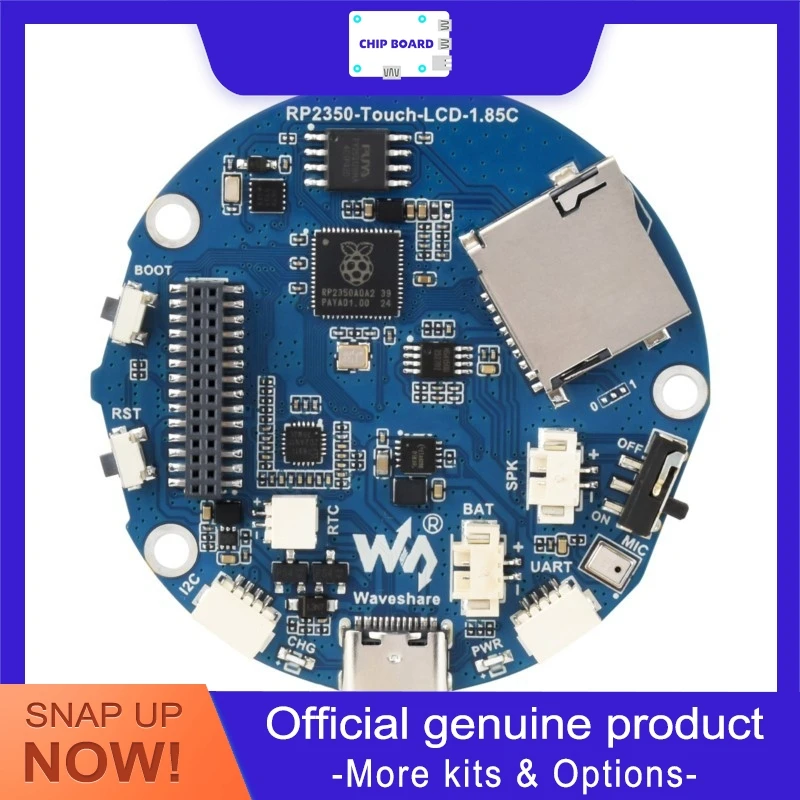 

Waveshare RP2350-Touch-LCD-1.85C, RP2350 1.85inch Touch Round LCD Screen Development Board, 360 × 360, 65K Color