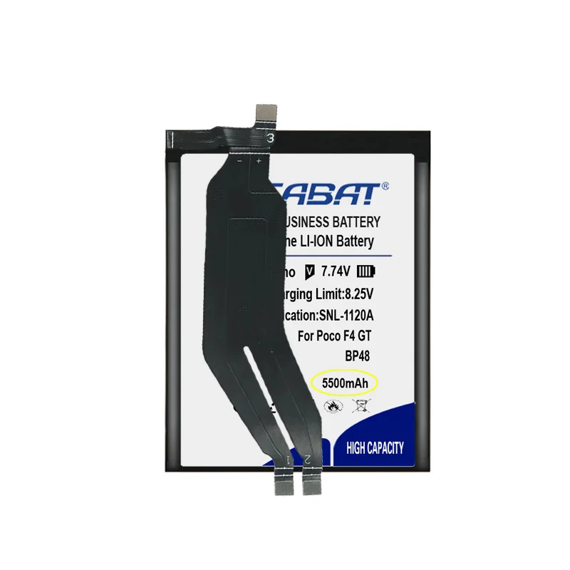 HSABAT-بطارية ل شاومي Mi 12 برو ، 12X ، Redmi نوت 11 برو + ، 11 برو زائد ، K50 ، POCO F4 ، 5G بطاريات ، BP45 ، BP47 ، BP48 ، BP49 ، 5000 ~ 5500mAh