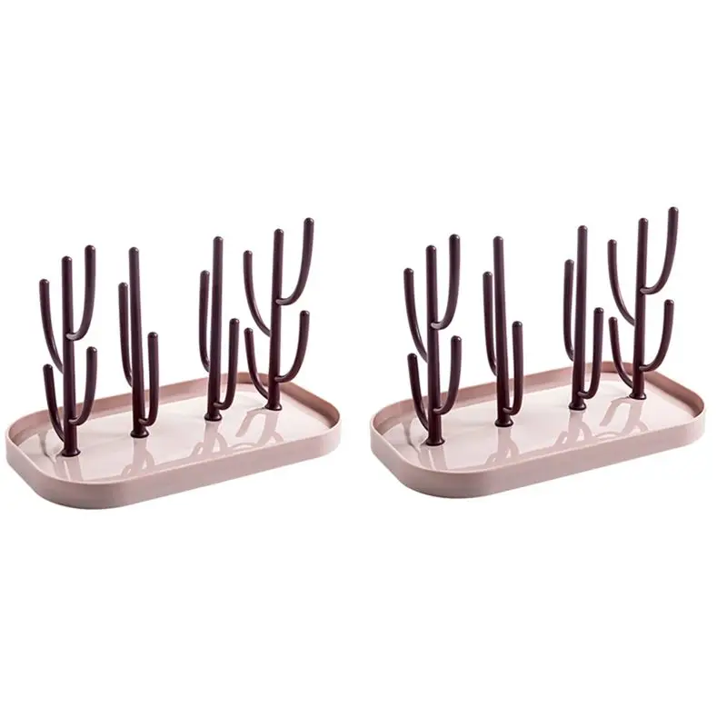 

AFOURT-Bottle Drying Rack Baby Bottle Drain Drying Rack Baby Bottle Cleaning Dryer Drainer Storage Drying Rack