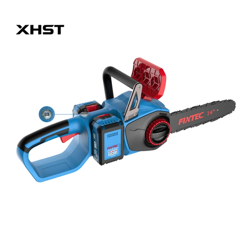 High Quality 14 Inch Portable Electric Lithium Battery Powered Chain Saw Cordless Electric Chainsaw For Wood Cutting