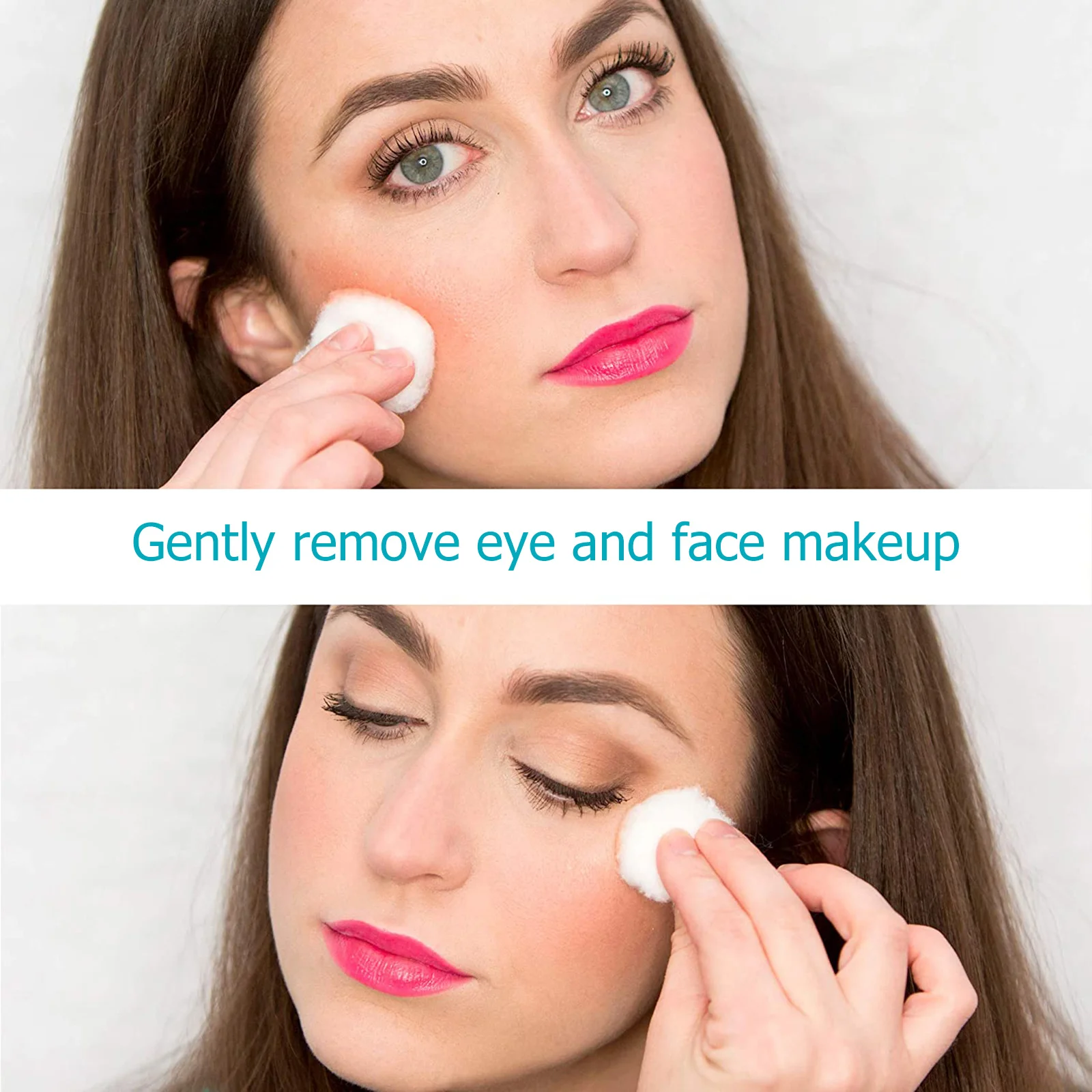 300 Stück Make-up-Bälle aus reiner Baumwolle, weich, saugfähig, für hautsichere Verwendung, zum Entfernen von Nagellackpflege, Haustierreinigung, Salon-Baumwollball