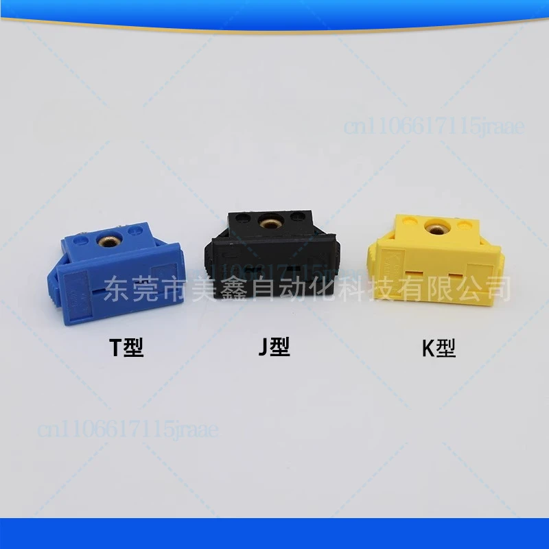 K type thermocouple plug socket, male and female head, connector RS type temperature measurement mounting panel socket