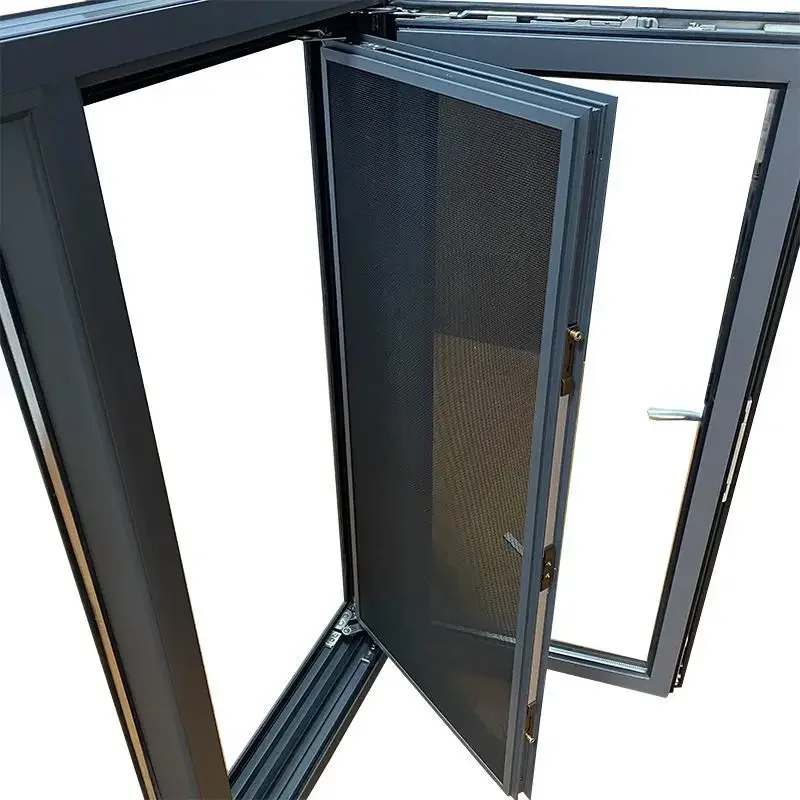 Broken bridge aluminum alloy 108 window screen integrated, sealed balcony floor-to-ceiling windows, living room flat open