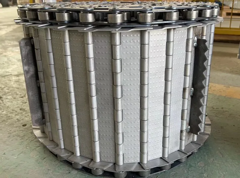 Galvanized chain plate industrial conveyor accessories with CE and certificate of origin