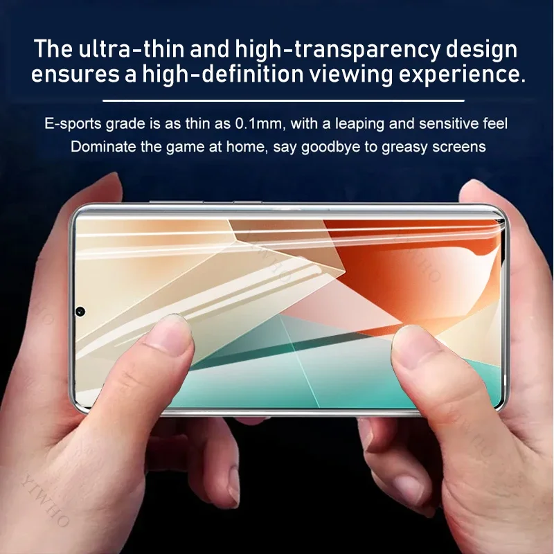 4-1psc ความปลอดภัยฟิล์ม Hydrogel ด้านหน้าสําหรับ Xiaomi Redmi หมายเหตุ 13 ป้องกันหน้าจอป้องกันใสฟิล์มกระจกนิรภัย