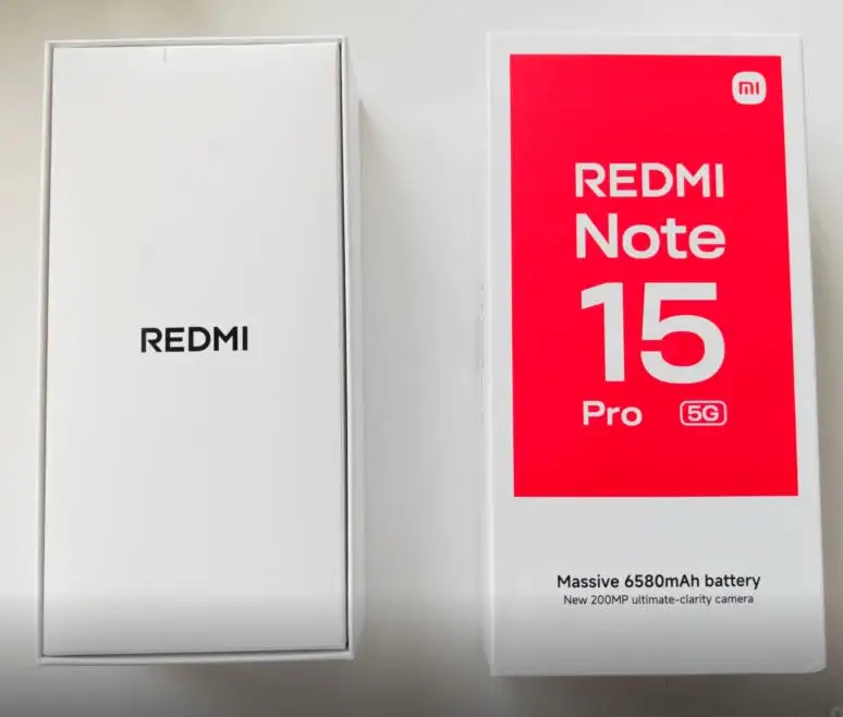 Global Version Xiaomi Redmi Note 15 Pro 5G Dimensity 7400-Ultra 6.83" Display 45W 6580mAh Battery 200MP Camera