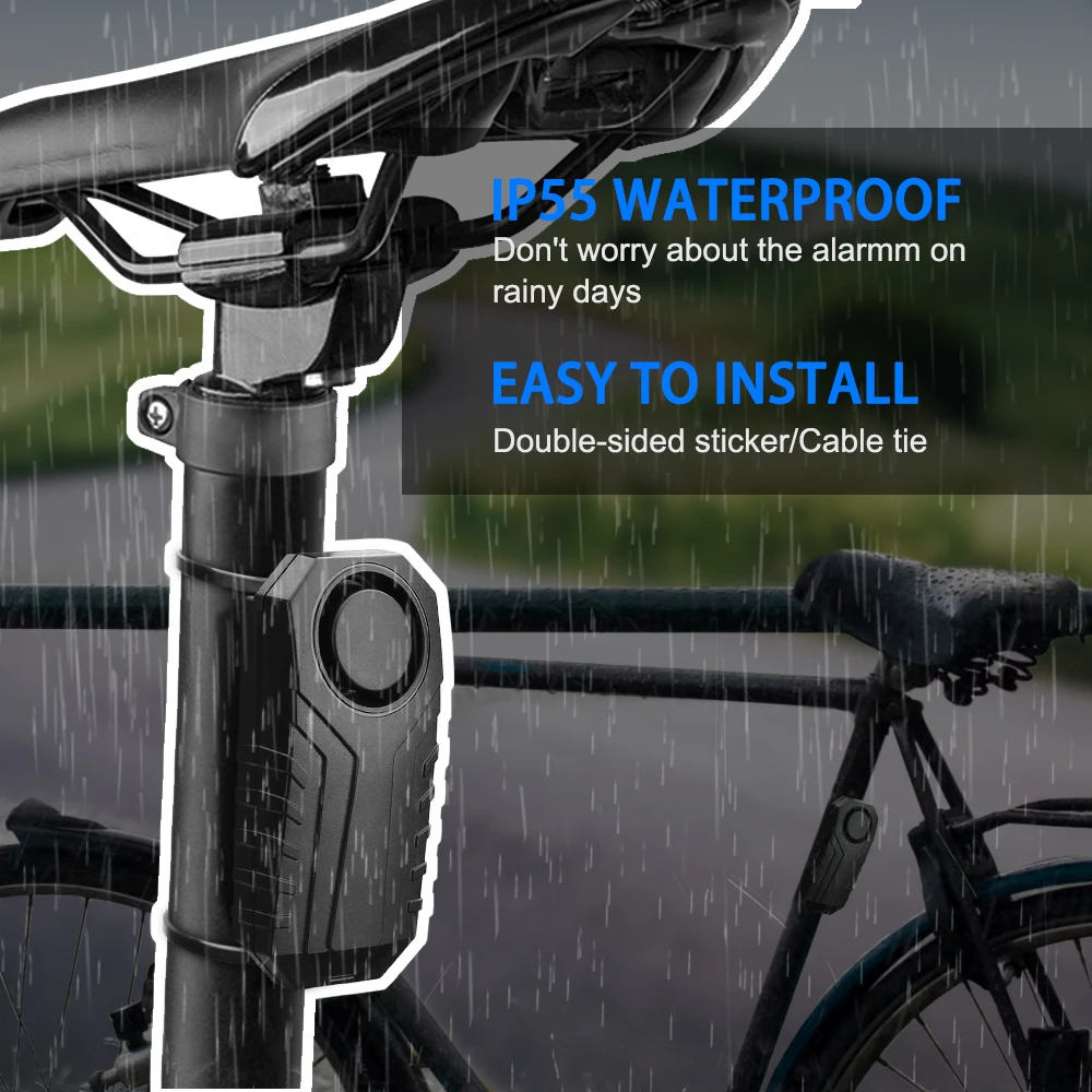 Car Rv Alarm Vehicle System Remote Control Burglar Alarm 113dB Waterproof Wireless Alarm Anti Theft Electric Car Alarm