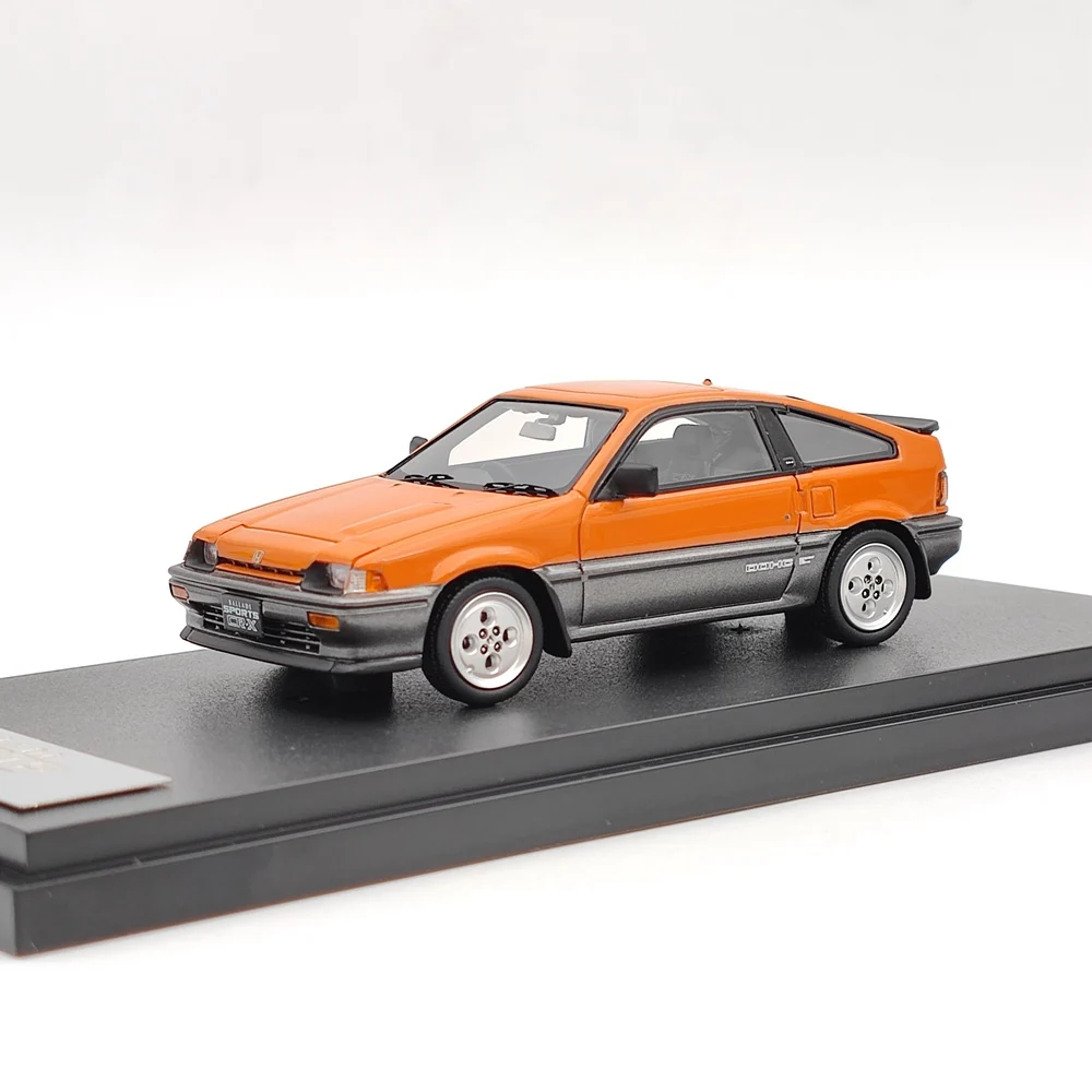 Mark43 1:43 Ballade Sports CR-X Si AS Customized Orange PM4384P Resin Model Toys Car Limited Collection