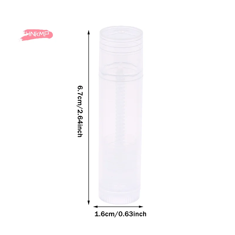 10 Stuks 5G Lege Lipgloss Buizen Lippenstift Potten Cosmetische Containers Met Caps Reisformaat Lippenbalsem Buis voor make-up Artistry