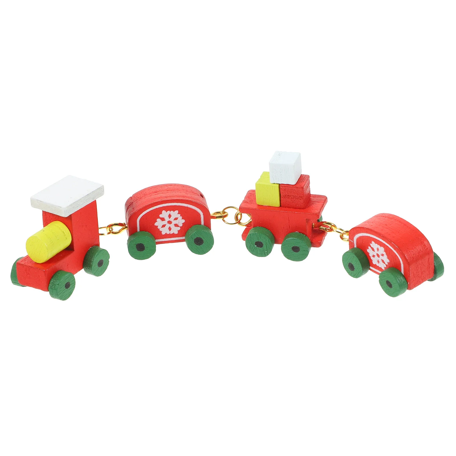 House Mini Train Child Toddler Girls Toys Kit Model Wooden Accessories Ornament