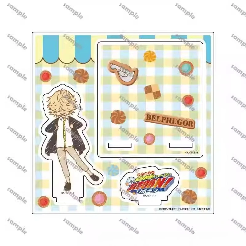 Gioco Gokudera Belphegor Squalo Ryouhei Byakuran XANXUS Acrilico Stand Doll Anime Figura Modello Cosplay Giocattolo per il Regalo