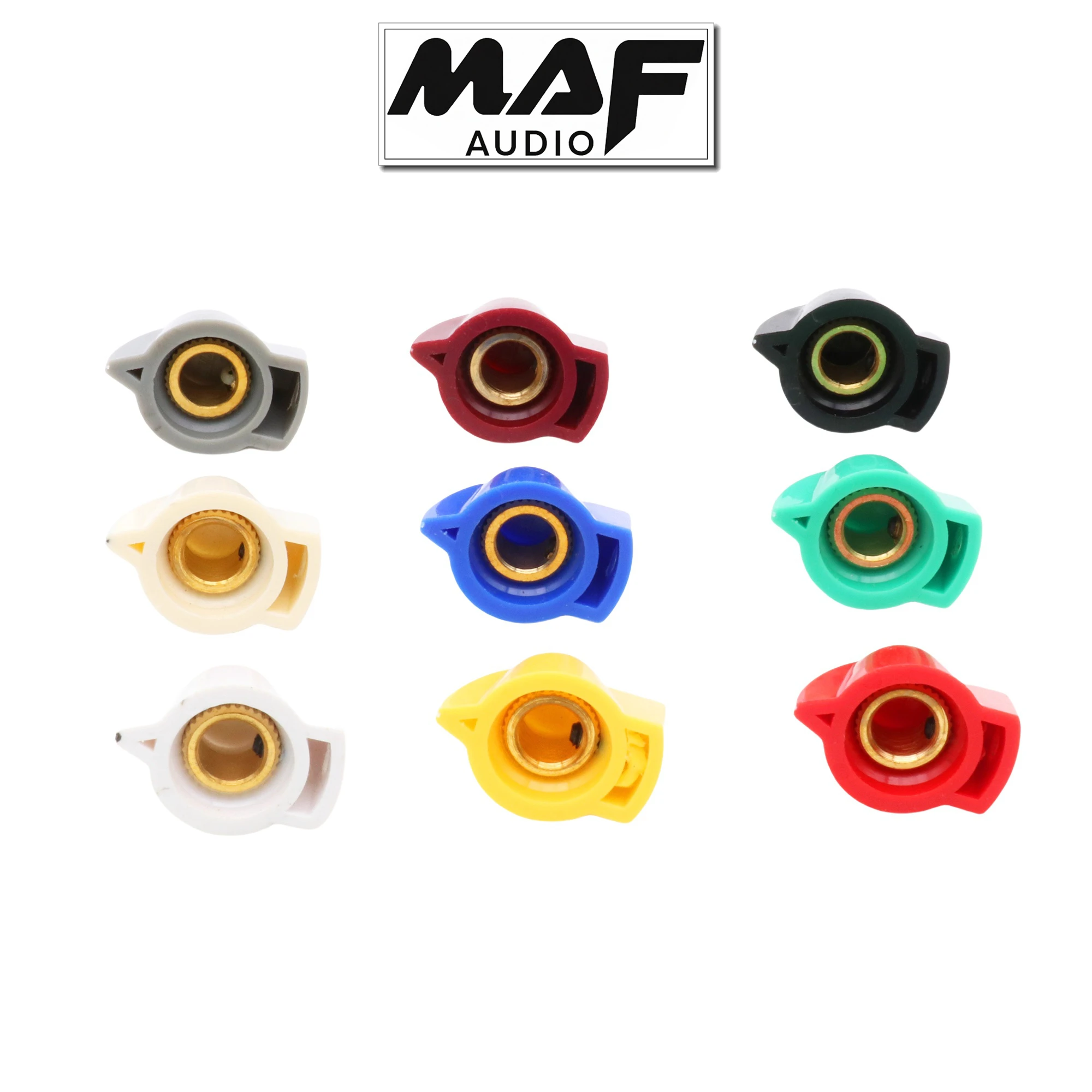 10pcs 24x13mm ABS Plastic Chicken Head Knob Cap Guitar Effect Pedal Speaker AMP Potentiometer Rotary Switch On OFF Button view 2