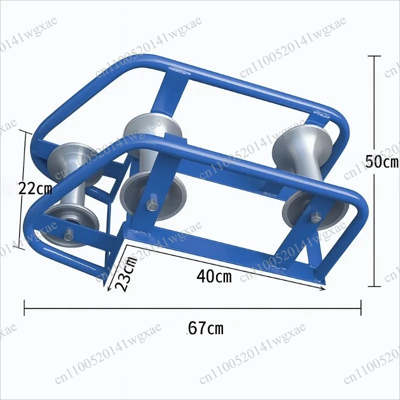 Heavy Duty Portable Roller Pulley Durable Multi-scene Layout Guide Fitting Parts