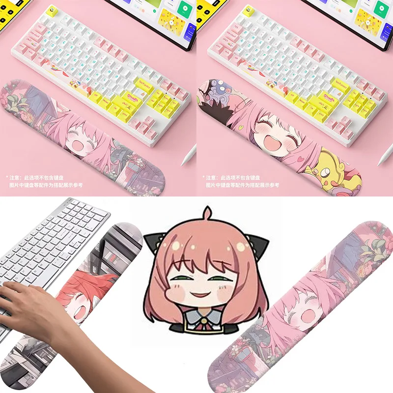 

SPY X FAMILY Anya Wristband Mouse Pad Anime Creative 3D Silicone Wristband Keyboard Holder Suitable for Long-term Typing Gifts