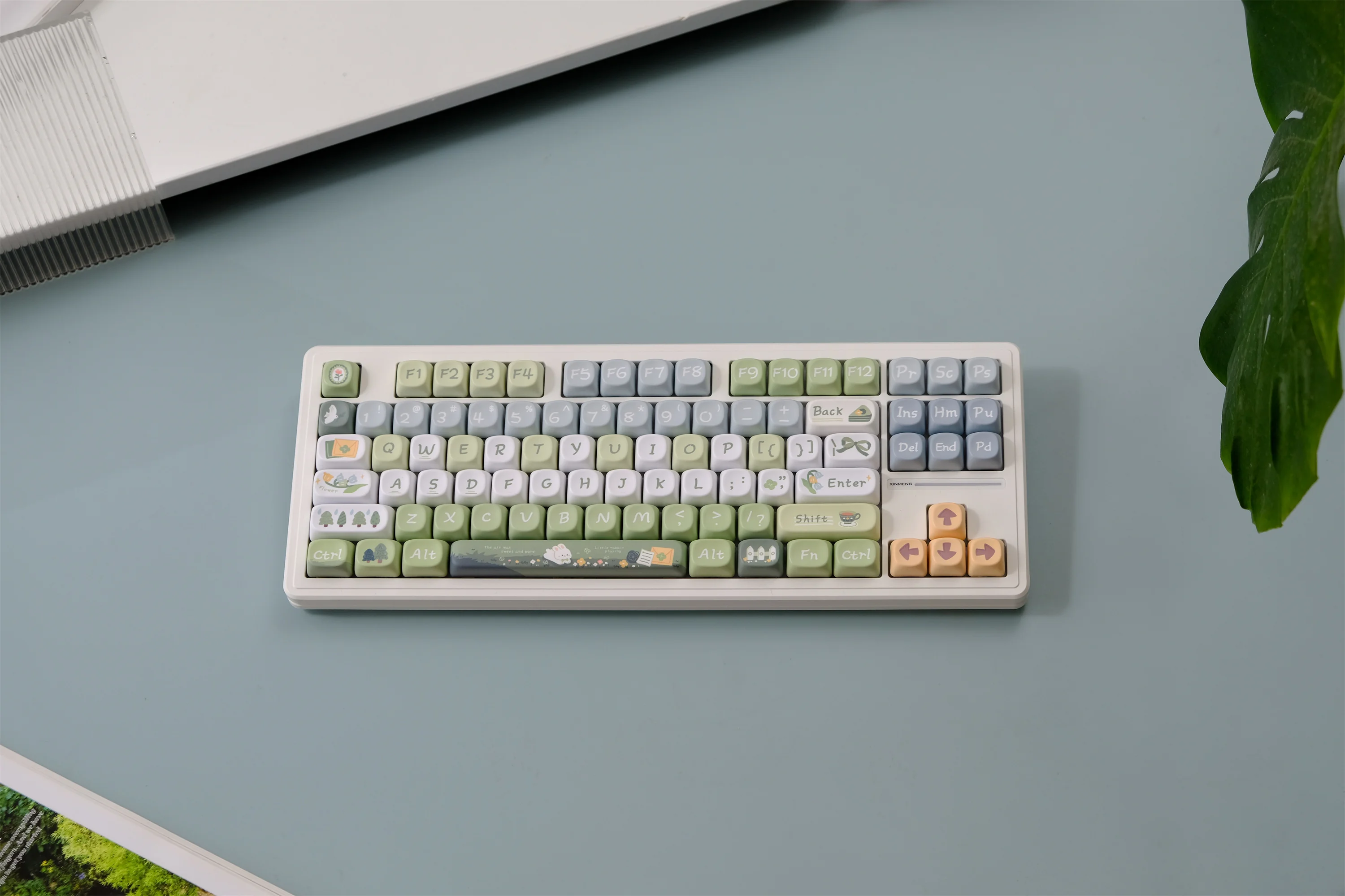 

Spring Letter 132 Key Keycaps Set PBT Material MOA Profile DYE-SUB Wooting Personalized For CHERRY MX Switch Mechanical Keyboard