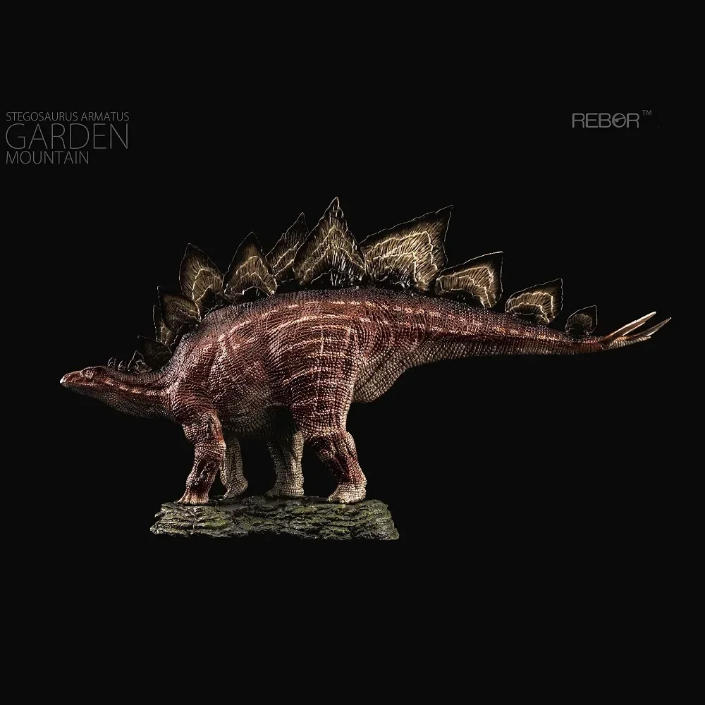 

Rebor Stegosaurus With Base Armatus Garden Mountain Version Dinosaur Toy 1:35 Animal Model