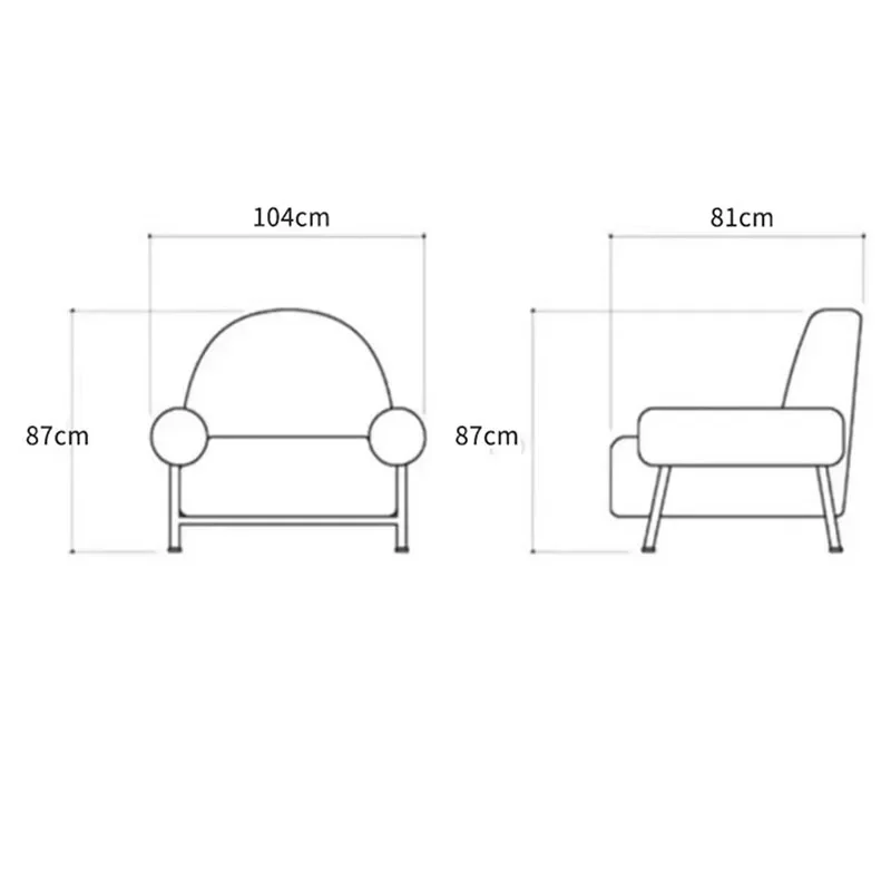 Elbow Support Design Living Room Chairs Luxury Balcony Comfortable Arm Chair Lounge Makeup Meubles De Salon Home Accessories