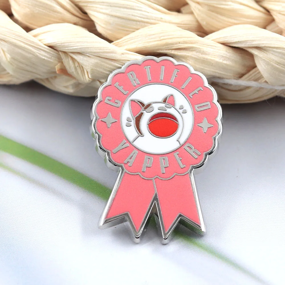 Certified Yapper Screaming Cat Enamel Brooch A Humorous Internet Meme Cat Badge Accessory For Backpacks And Jackets