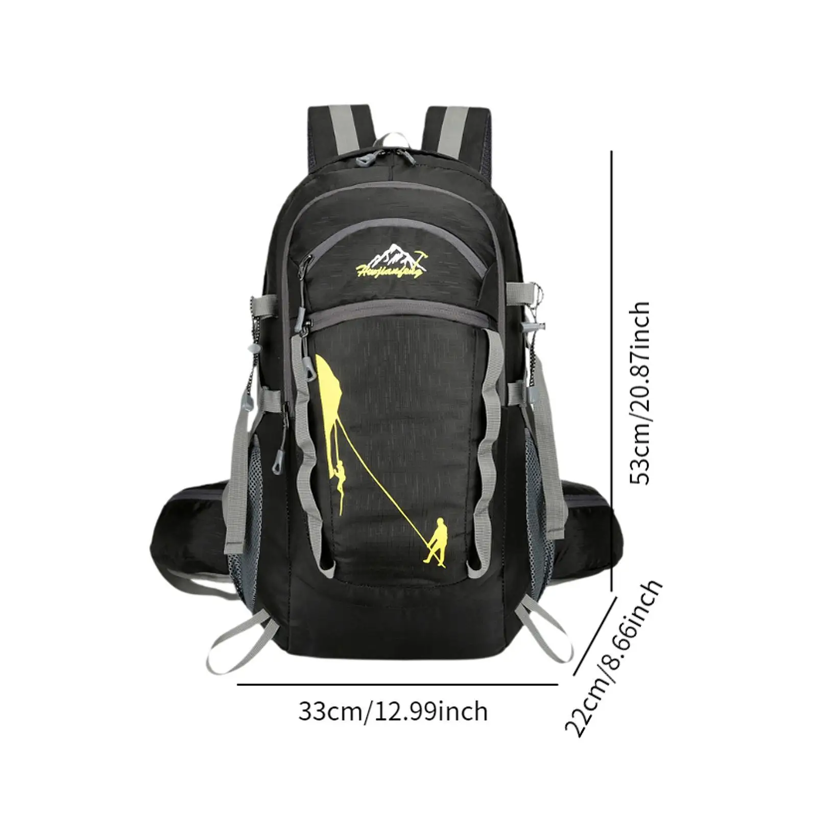 Wanderrucksack, Tagesrucksack, dekorativ, wasserdicht, modische Tragetasche, Nylon, Sport